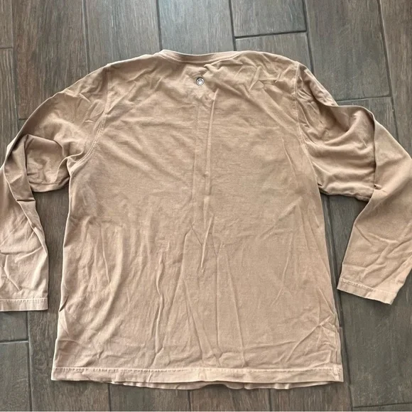 Life is Good Long Sleeve Crusher Women's T Shirt size XL Brown - Picture 7 of 8